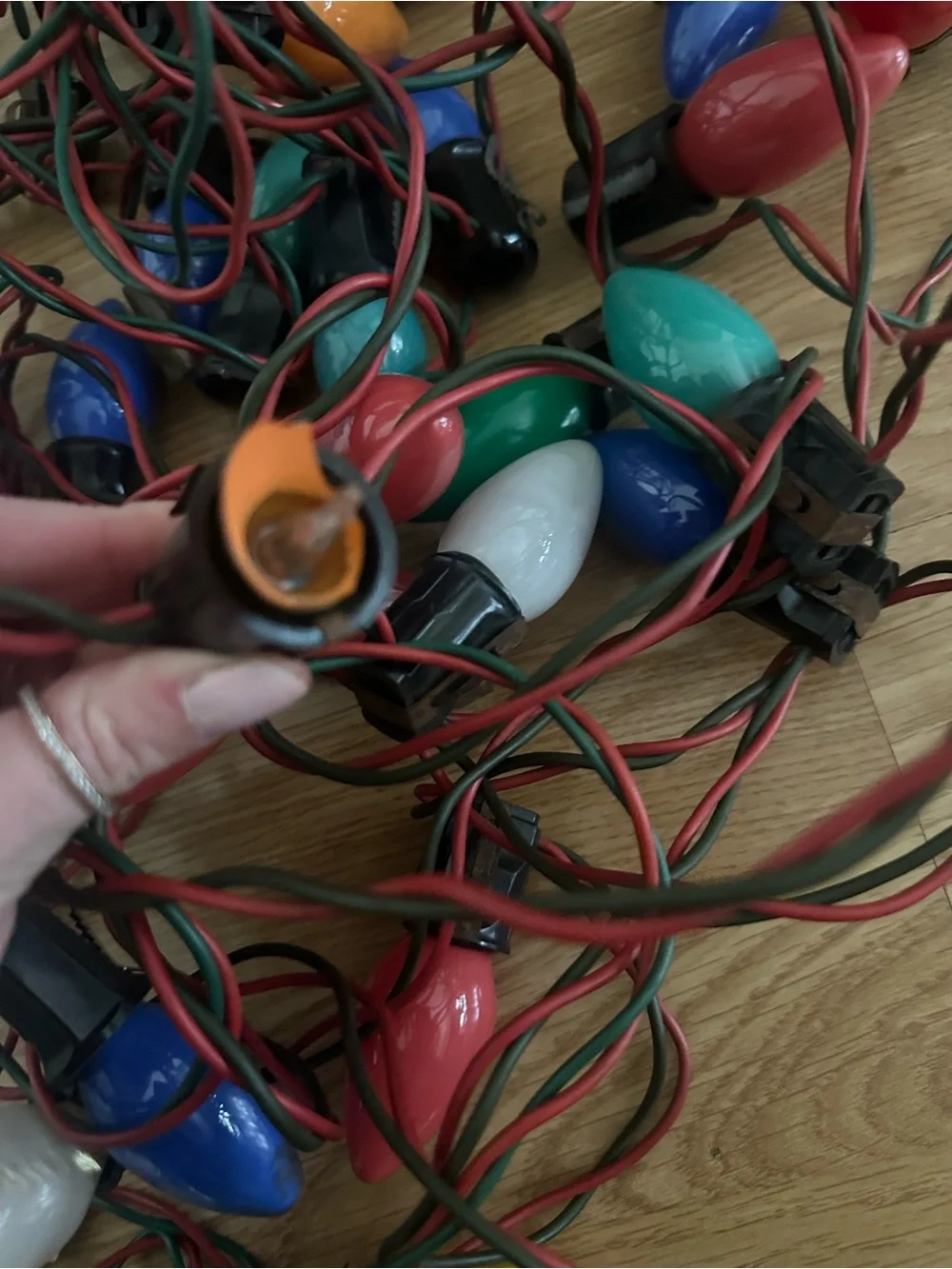 Vintage Multi-Color C9 Christmas Light Strand